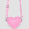 MINI HEART Bolso de cuero con forma de corazón