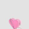 MINI HEART Bolso de cuero con forma de corazón