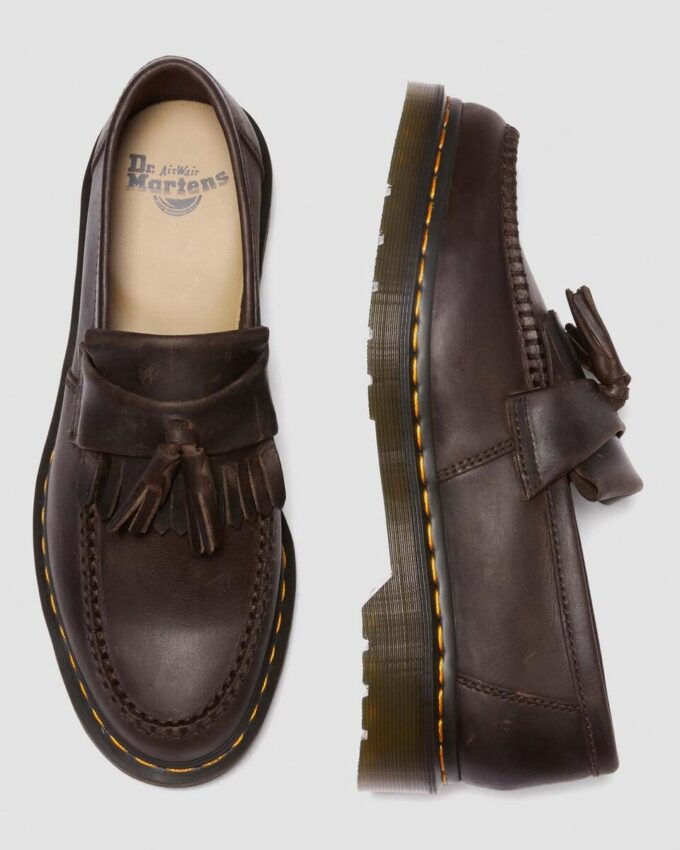 Mocasines con borlas de piel Crazy Horse de Adrian Mocasines con borlas de piel Crazy Horse de Adrian