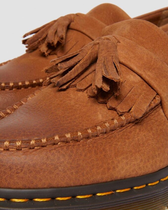 Mocasines con borlas de piel nobilla Adrian Mocasines con borlas de piel nobilla Adrian