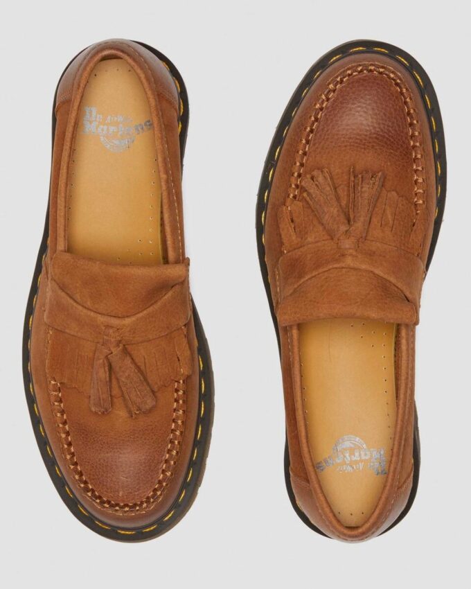 Mocasines con borlas de piel nobilla Adrian Mocasines con borlas de piel nobilla Adrian
