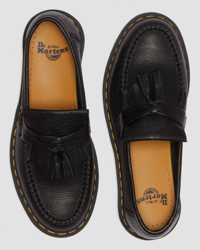 Mocasines de piel Ambassador Leather con costura amarilla Adrian Mocasines de piel Ambassador Leather con costura amarilla Adrian