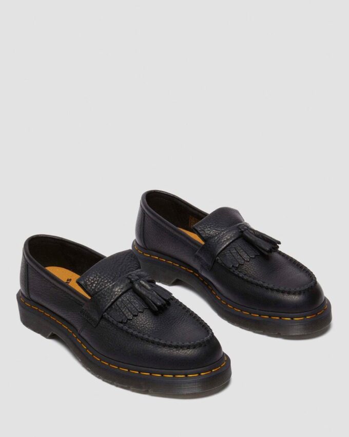 Mocasines de piel Ambassador Leather con costura amarilla Adrian Mocasines de piel Ambassador Leather con costura amarilla Adrian