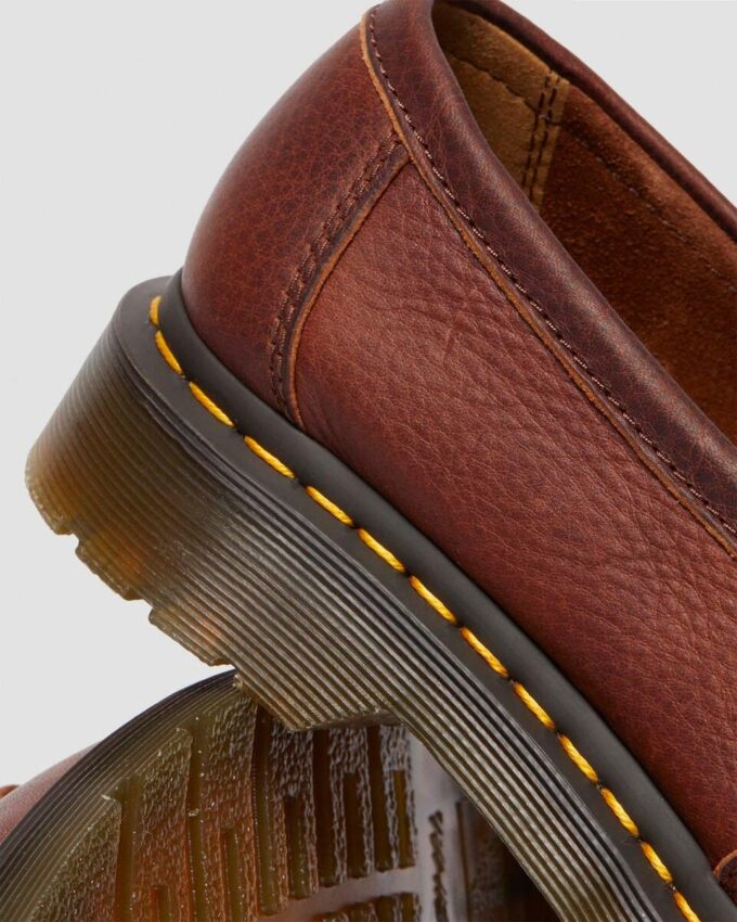 Mocasines de piel Ambassador Leather con costura amarilla Adrian Mocasines de piel Ambassador Leather con costura amarilla Adrian