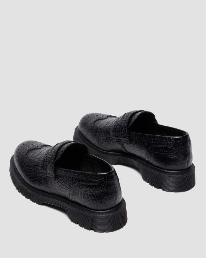 Mocasines de piel repujada PENTON BROGUE Mocasines de piel repujada PENTON BROGUE