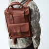 Mochila de cuero Ambassador Leather Mochila de cuero Ambassador Leather