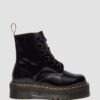 MOLLY Botas de plataforma de cuero para mujer MOLLY Botas de plataforma de cuero para mujer