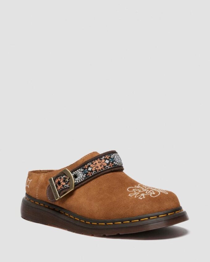 Mules Isham de ante y jacquard Mules Isham de ante y jacquard