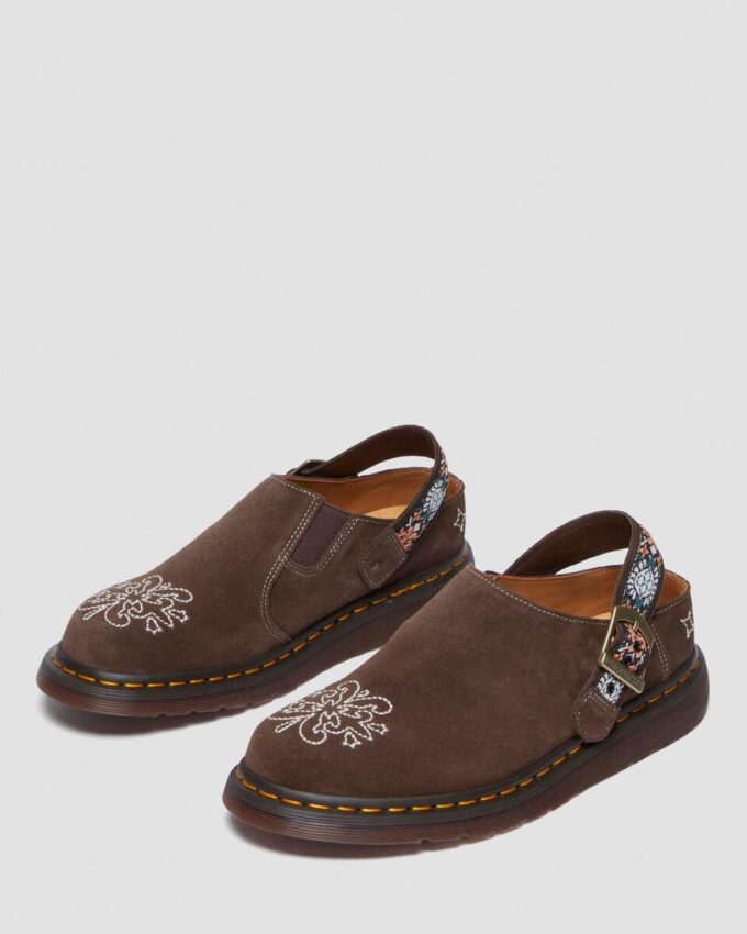 Mules Isham de ante y jacquard Mules Isham de ante y jacquard