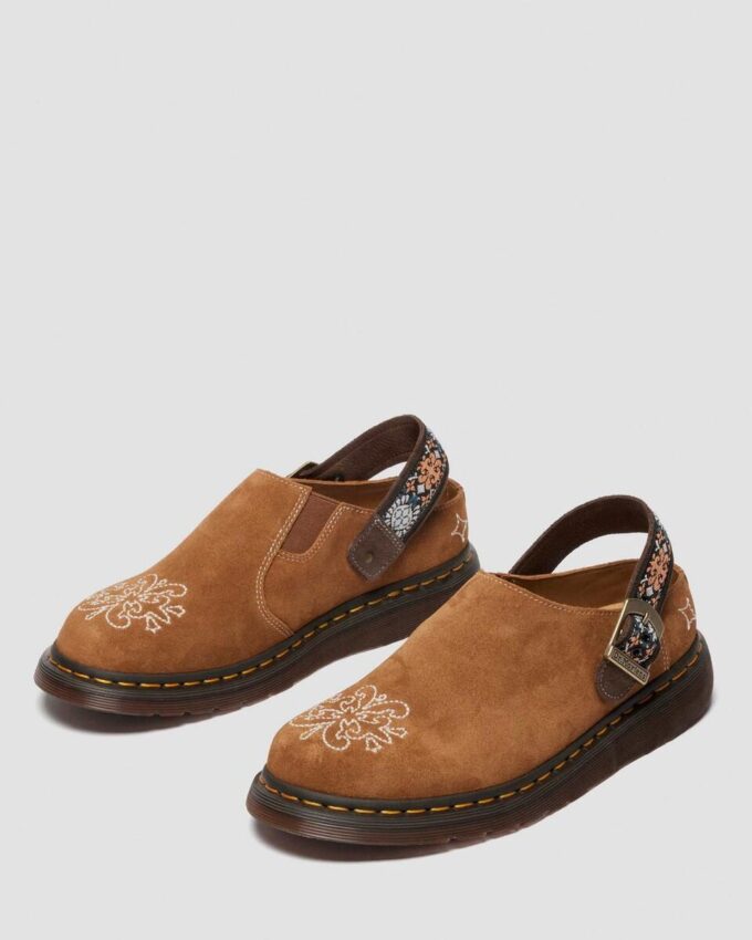 Mules Isham de ante y jacquard Mules Isham de ante y jacquard