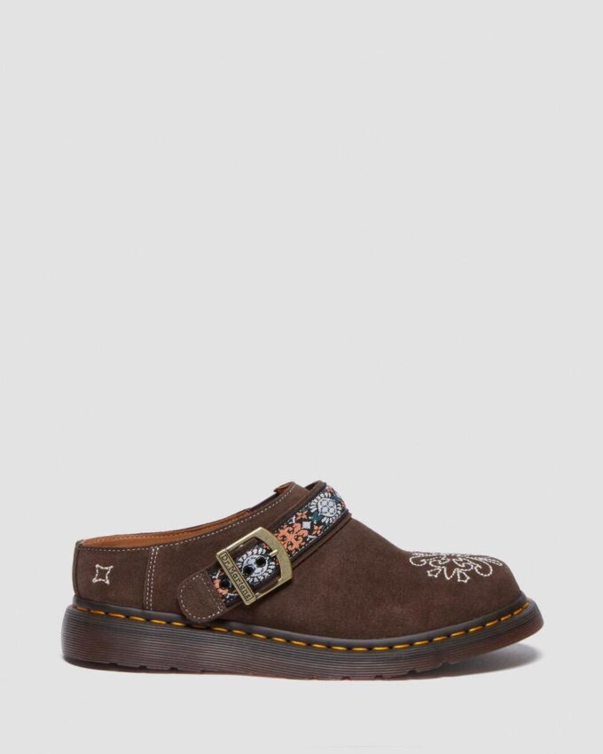 Mules Isham de ante y jacquard Mules Isham de ante y jacquard