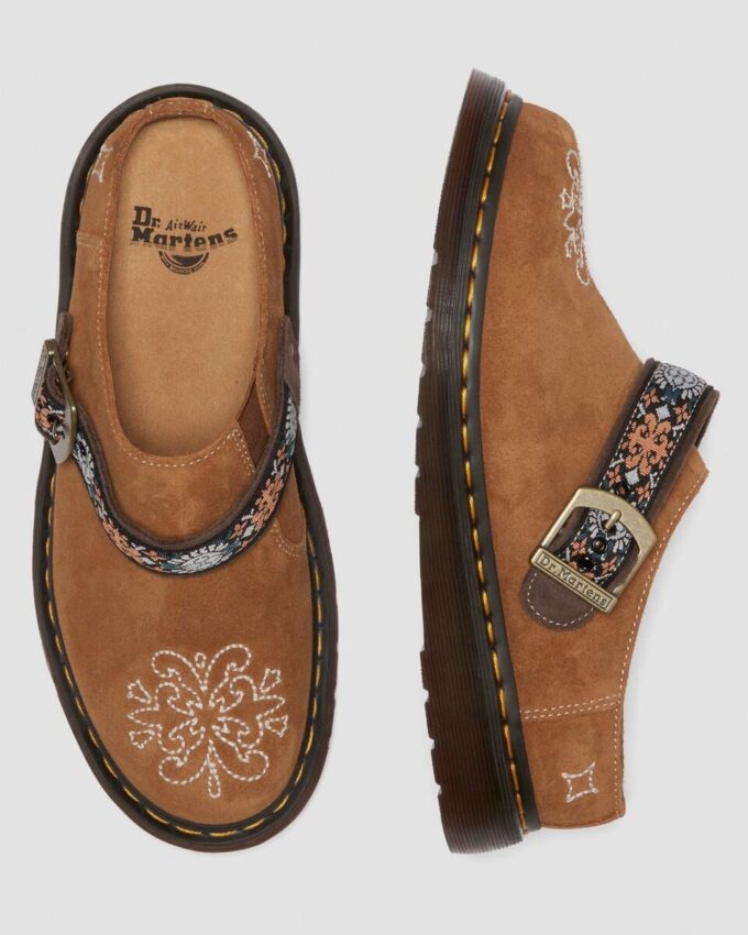 Mules Isham de ante y jacquard Mules Isham de ante y jacquard