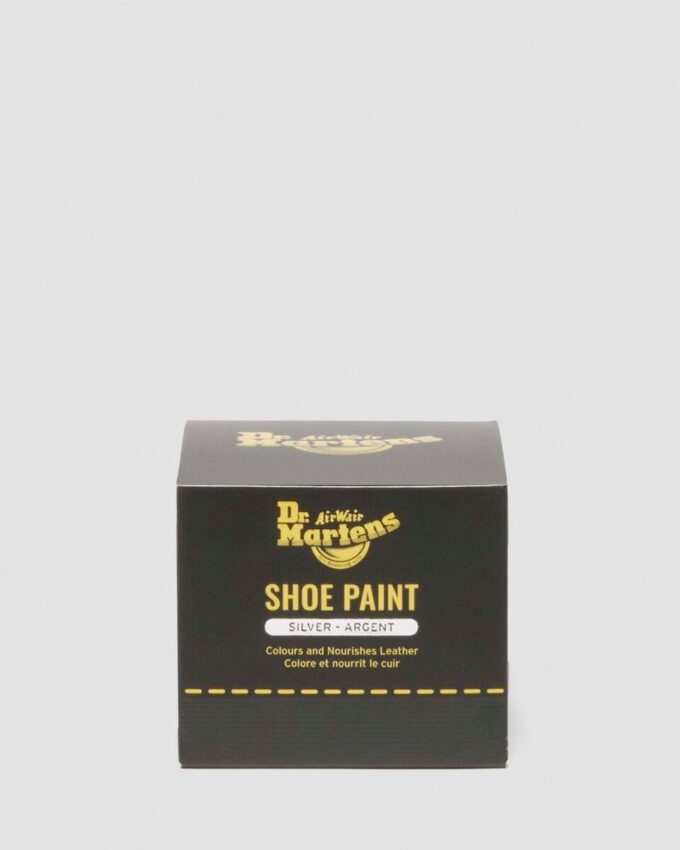 Pintura para zapatos plateada Pintura para zapatos plateada