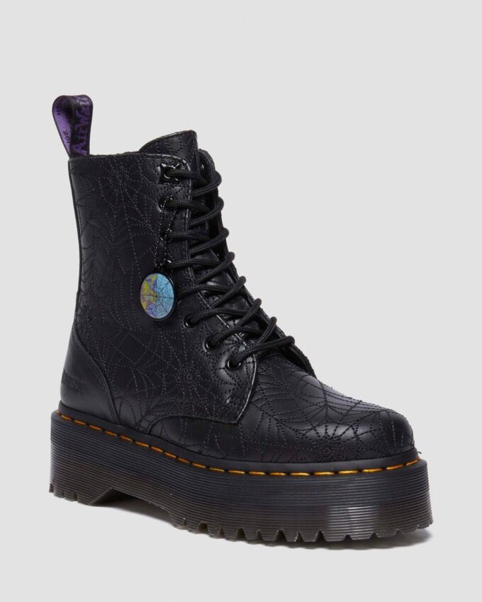 Platform Boots de cuero Jadon Wednesday