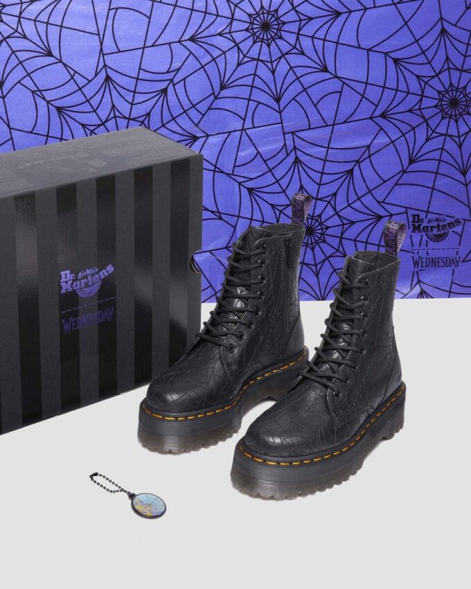 Platform Boots de cuero Jadon Wednesday