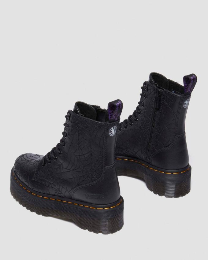 Platform Boots de cuero Jadon Wednesday