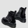 Platform boots of leather 1460 Quad Harness