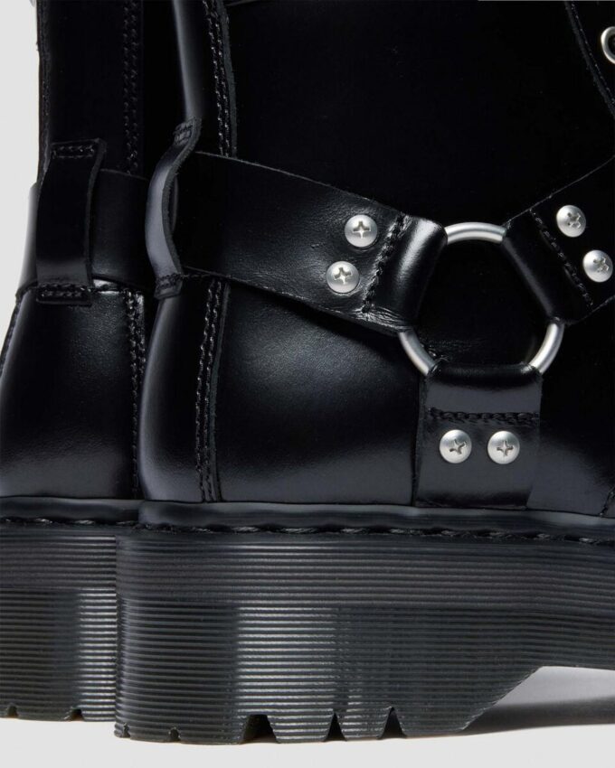 Platform boots of leather 1460 Quad Harness