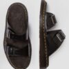 Sandalias con hebilla de cuero Josef Analine Sandalias con hebilla de cuero Josef Analine
