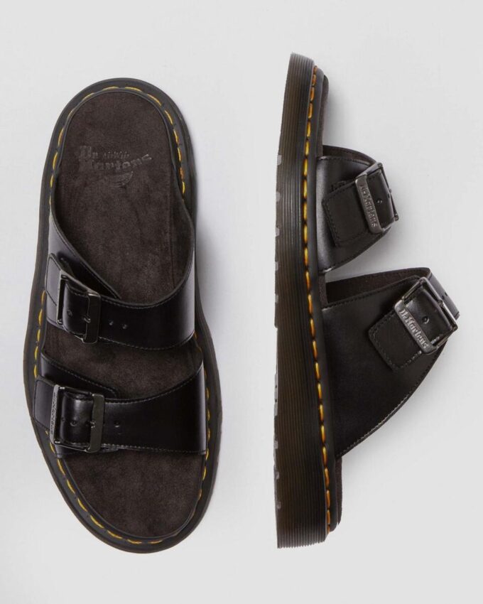 Sandalias con hebilla de cuero Josef Analine Sandalias con hebilla de cuero Josef Analine