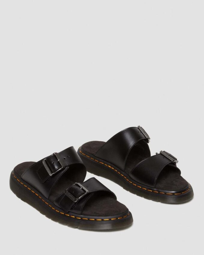 Sandalias con hebilla de cuero Josef Analine Sandalias con hebilla de cuero Josef Analine
