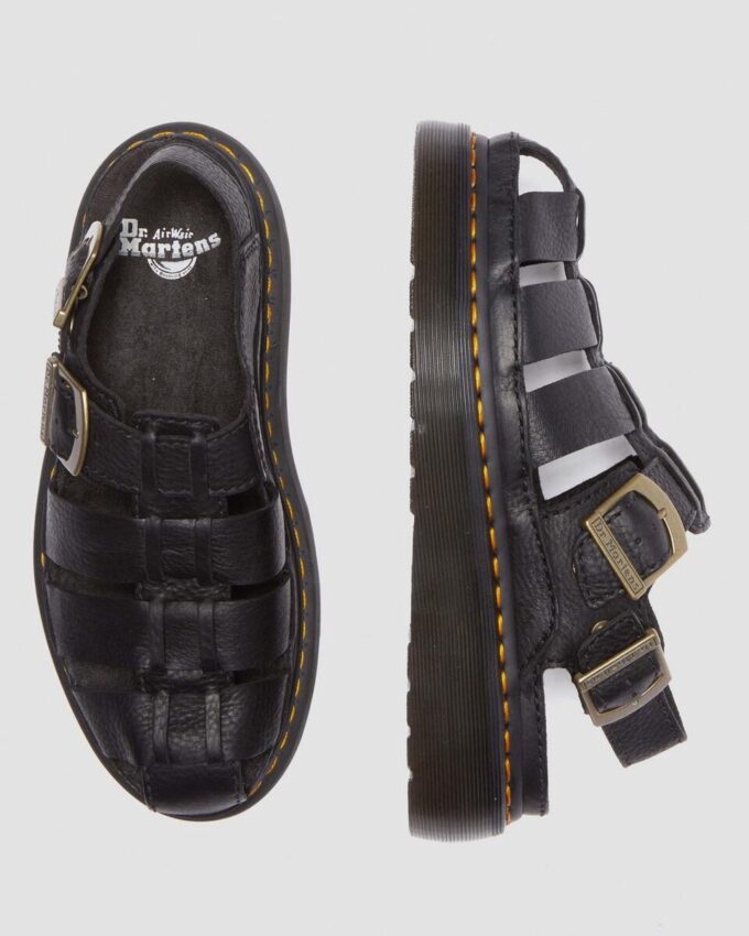 Sandalias de pescador de piel Wrenlie Grizzly Sandalias de pescador de piel Wrenlie Grizzly