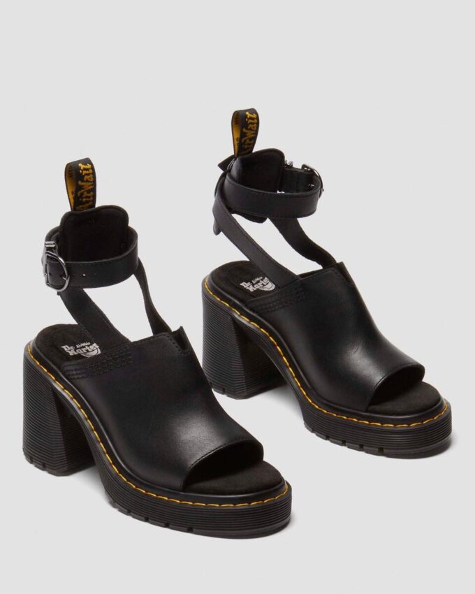 Sandalias de piel con punta abierta Millee