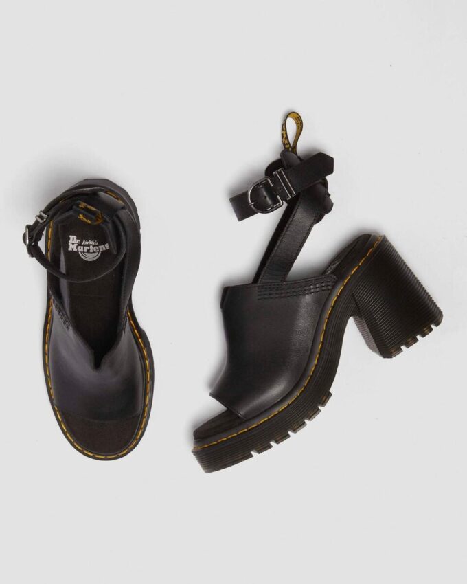 Sandalias de piel con punta abierta Millee