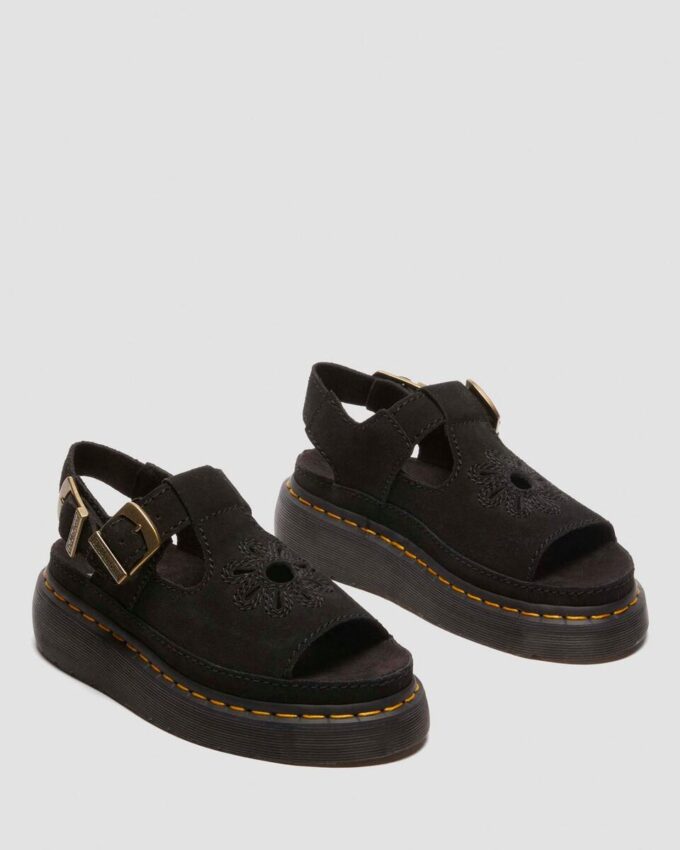 Sandalias Dunnet Flower de piel suave Sandalias Dunnet Flower de piel suave