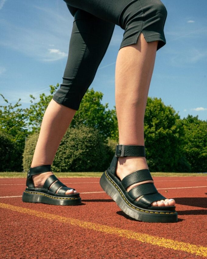 Sandalias Platform de cuero para mujer Clarissa II