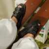 Sandalias Raine Slide Athena de piel