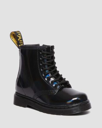 TODDLER 1460 RAINBOW Patent Leather Lace Up Boots