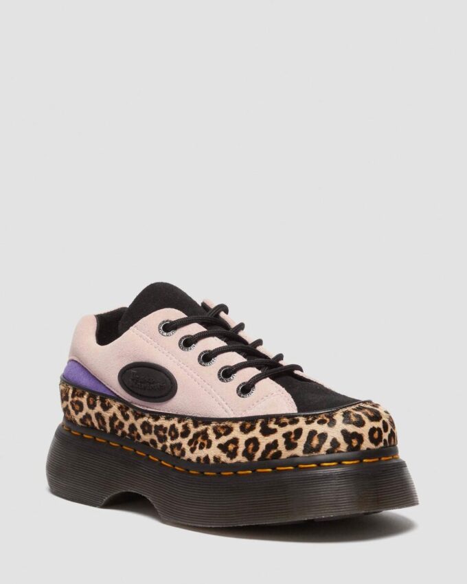 Zapatos Buzz 5-Eye Leopard y Suede Zapatos Buzz 5-Eye Leopard y Suede