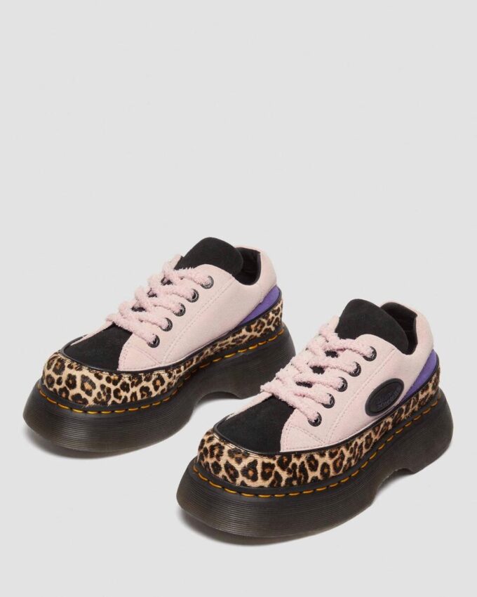 Zapatos Buzz 5-Eye Leopard y Suede Zapatos Buzz 5-Eye Leopard y Suede