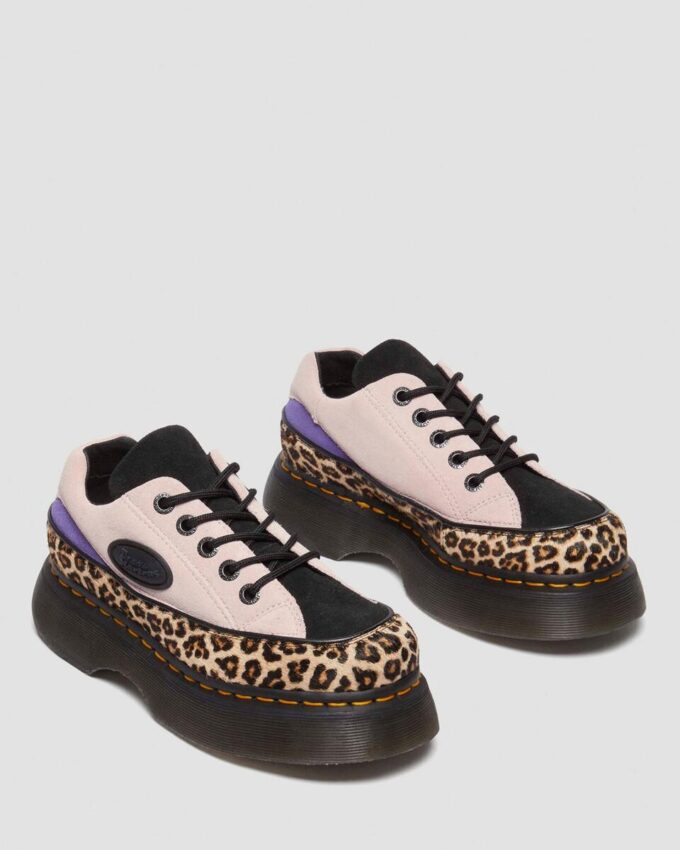 Zapatos Buzz 5-Eye Leopard y Suede Zapatos Buzz 5-Eye Leopard y Suede