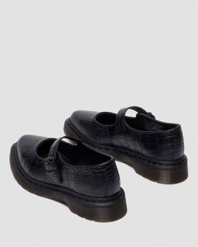 Zapatos ELPHIE MJ de piel con relieve de cocodrilo Zapatos ELPHIE MJ de piel con relieve de cocodrilo