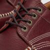 Zapatos Lowell de piel granulada con cordones y puntera mocasín Zapatos Lowell de piel granulada con cordones y puntera mocasín