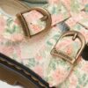Zapatos Mary Jane de cuero floral para niños pequeños 8053 Zapatos Mary Jane de cuero floral para niños pequeños 8053