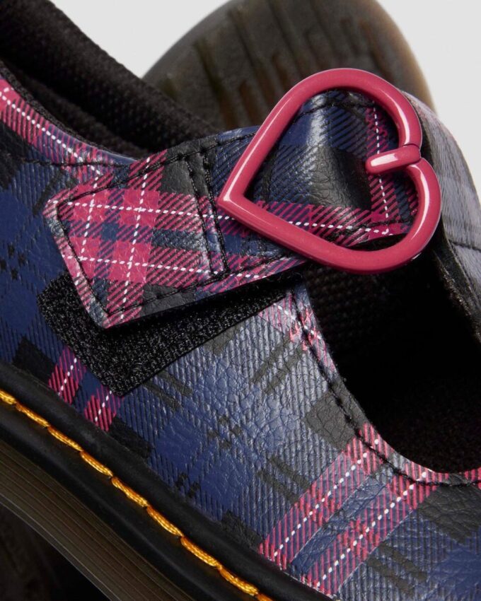 Zapatos Mary Jane JUNIOR POLLEY II Pink Tartan Zapatos Mary Jane JUNIOR POLLEY II Pink Tartan