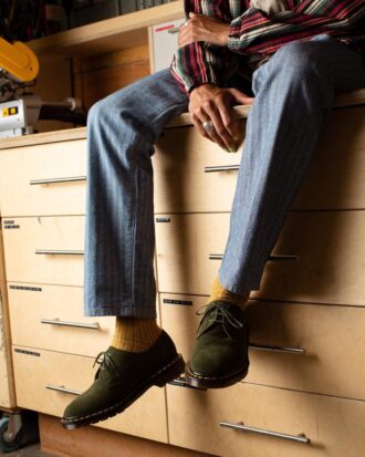 Zapatos Oxford de ante Buck 1461 fabricados en Inglaterra